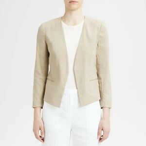Theory Lanai Khaki Women's Blazer Size 4